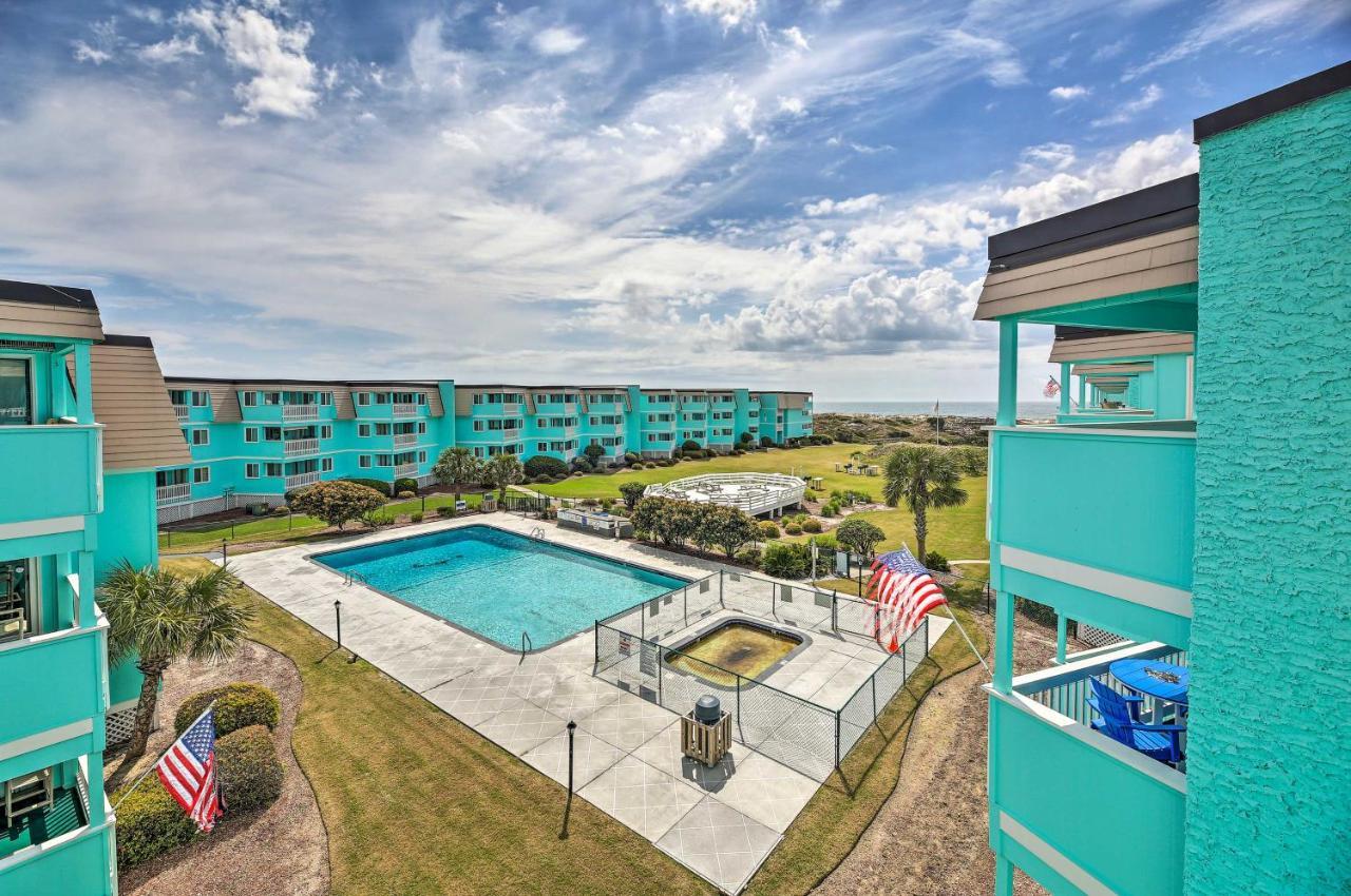 Beachfront Condo With Boardwalk And Pool Access! Атлантик-Біч Екстер'єр фото